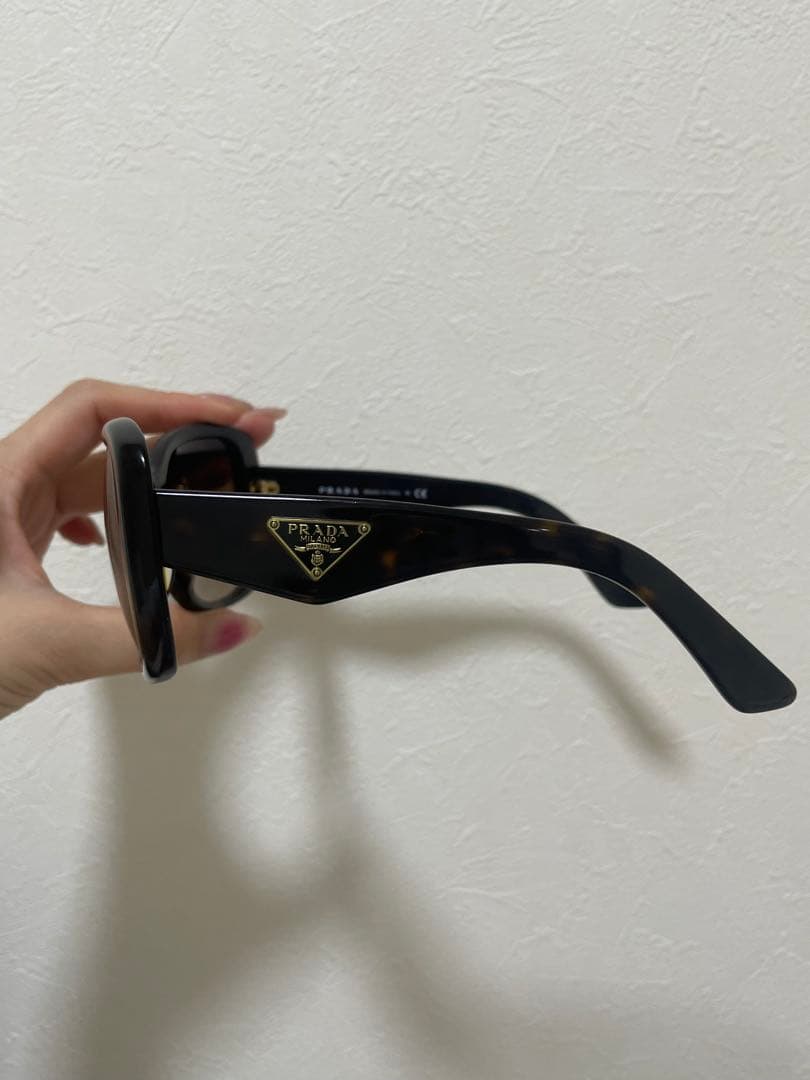 プラダ PRADA サングラス べっ甲 ケース付 ブラウン