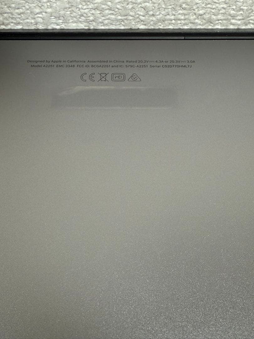 MacBook本体 Apple MacBook Pro 13 2020 i5/16GB/1000Gb