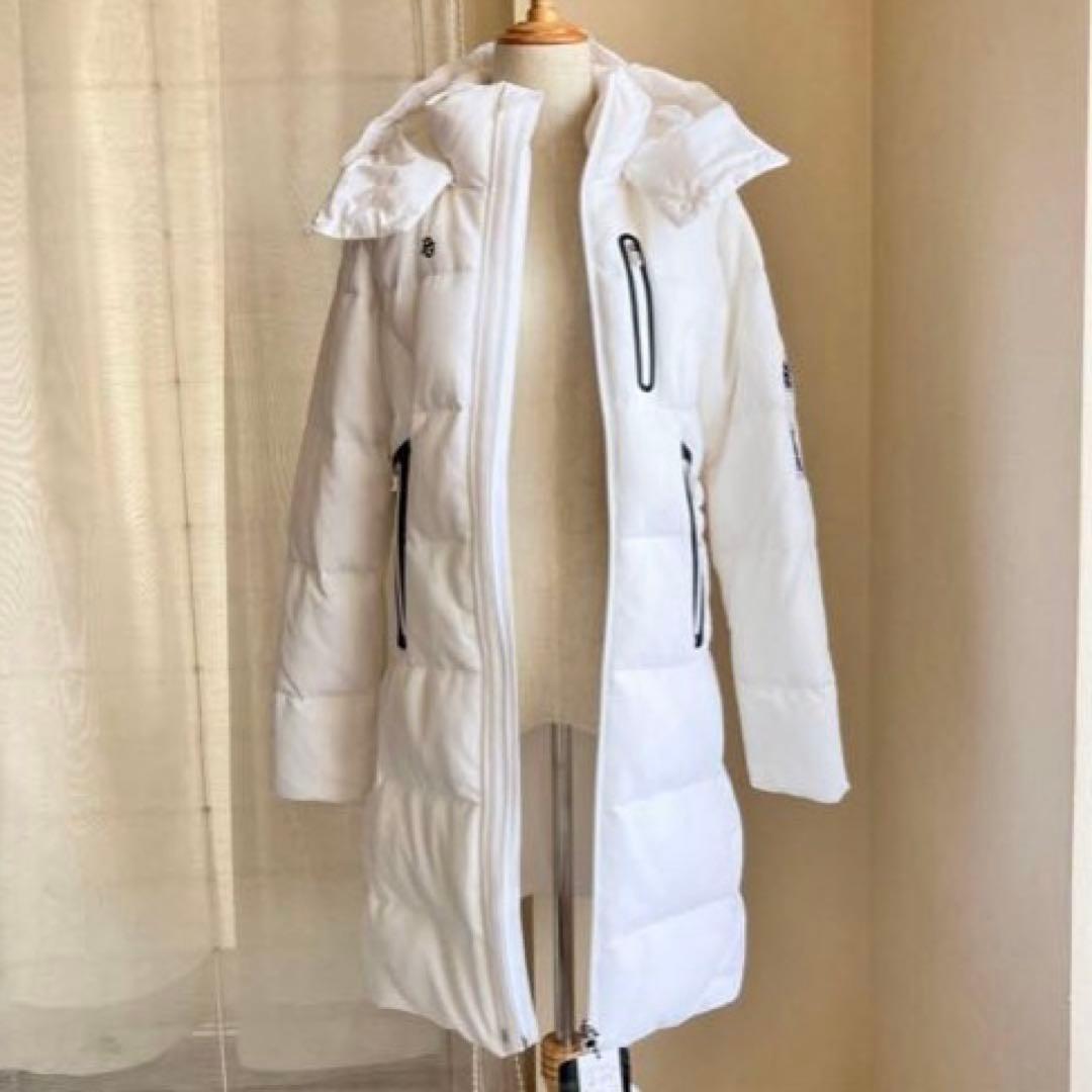 新品タグ付き　パーリーゲイツ　ダウンコート　　ホワイト　0サイズ