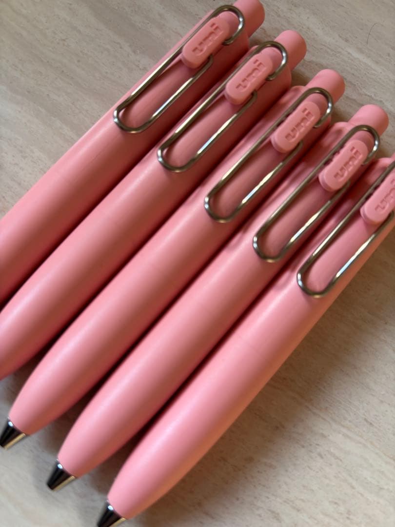 ユニボールワンP 【限定】コハクトウカラー　さくらんぼ　ボールペン　5本