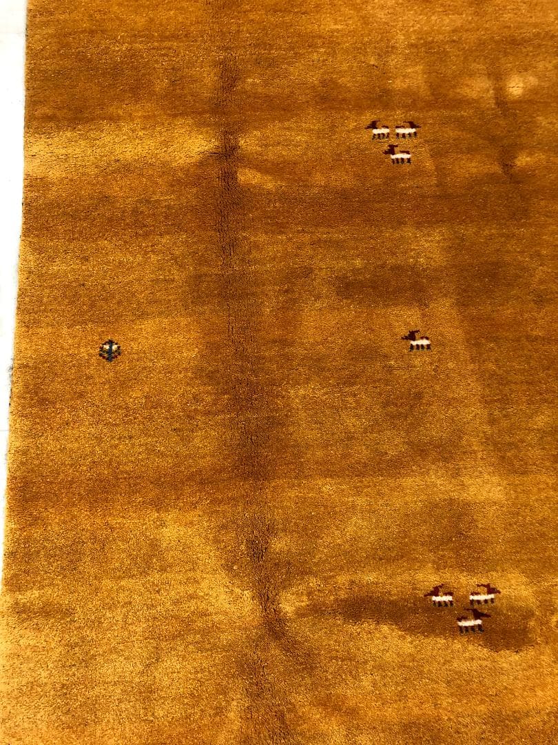 ギャベ イラン産 167×243 黄 K-30