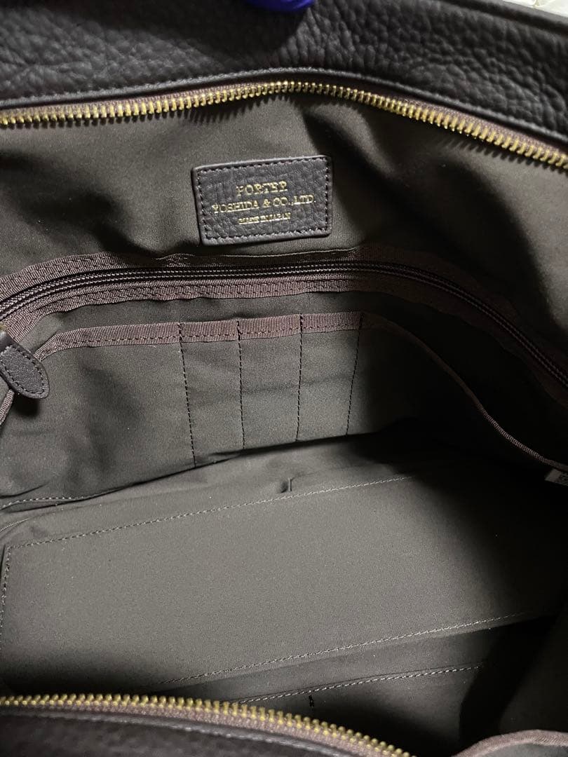 新品 ポーター ウィズ ブリーフケース 吉田カバン レザー 革 ビジネスバッグ