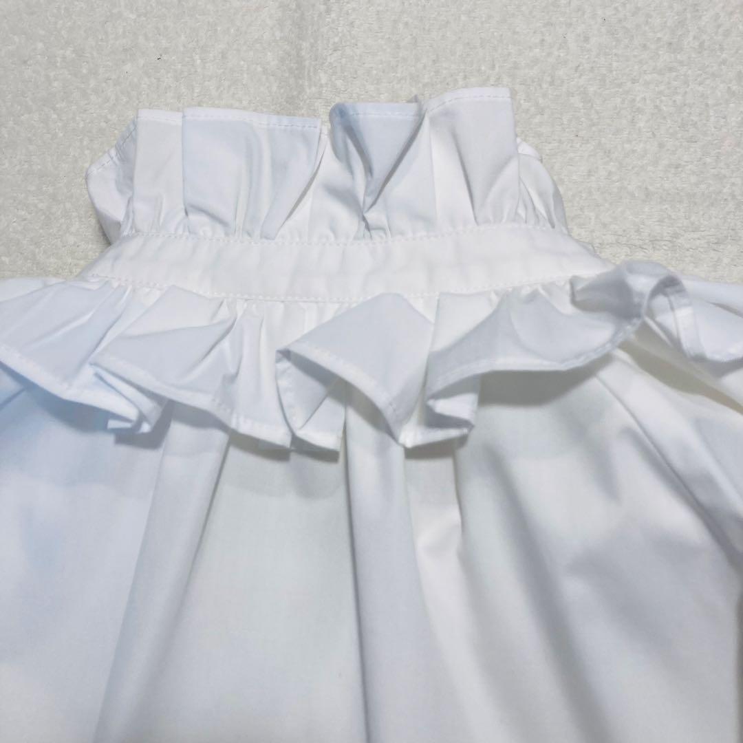 新品未使用タグ付き　CADUNE カデュネ フリル襟ブラウス　ボウタイ　シャツ