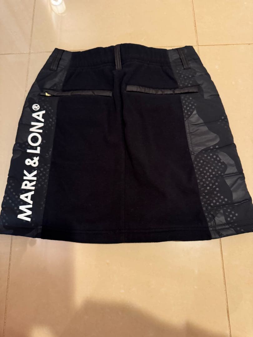 MARK & LONA 黒 スカート ジッパー付き