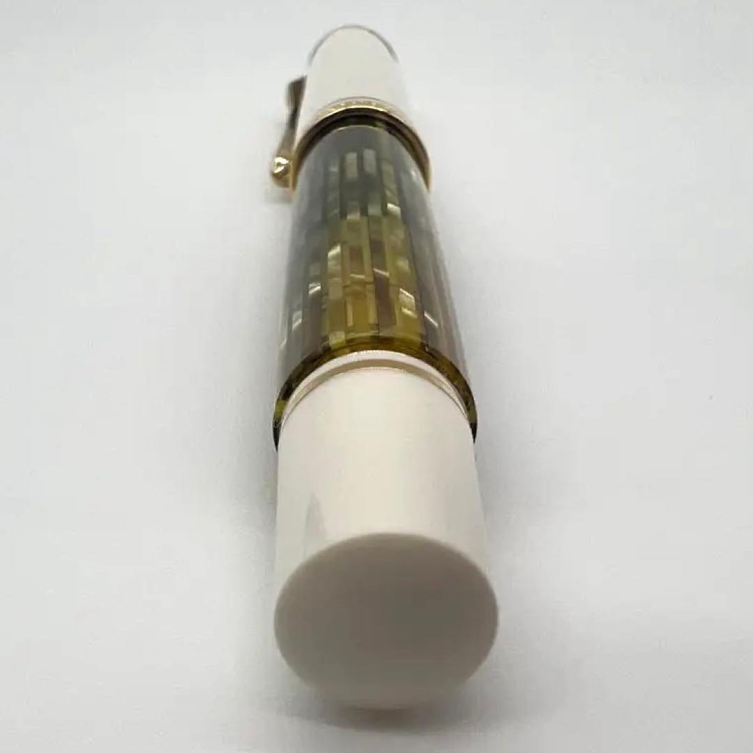 PELIKAN ペリカン 万年筆 スーベレーン ホワイトトータス ストライプ