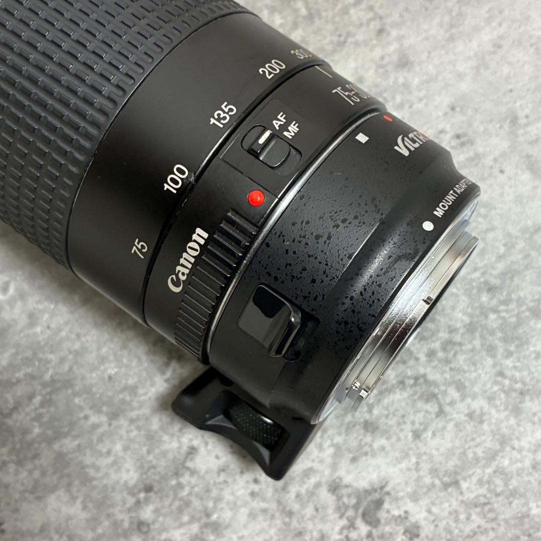 ⭐️美品⭐️Canon EF 75-300 III & EF-EOS M アダプター