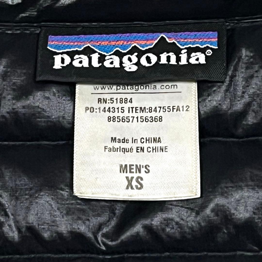 patagonia ウルトラライトダウンジャケット ブラック XSサイズ