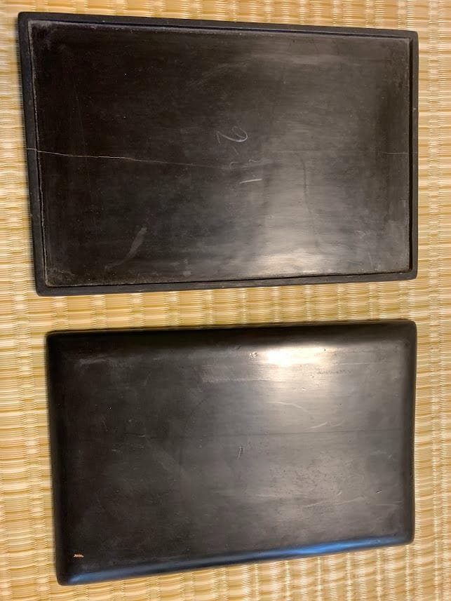 端渓硯 　書道用品　中国美術 蘭亭硯　何其仁作