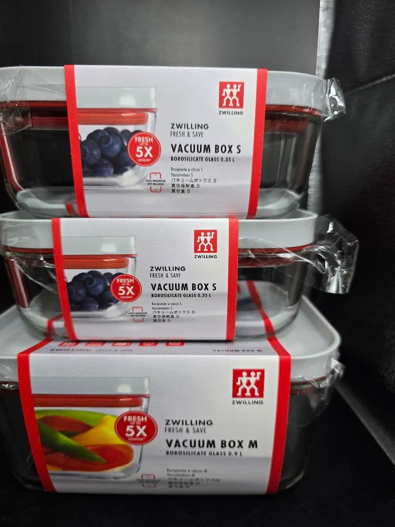 MT446 未使用 ツヴィリング 真空ポンプ+ボックスS2個M1個セット