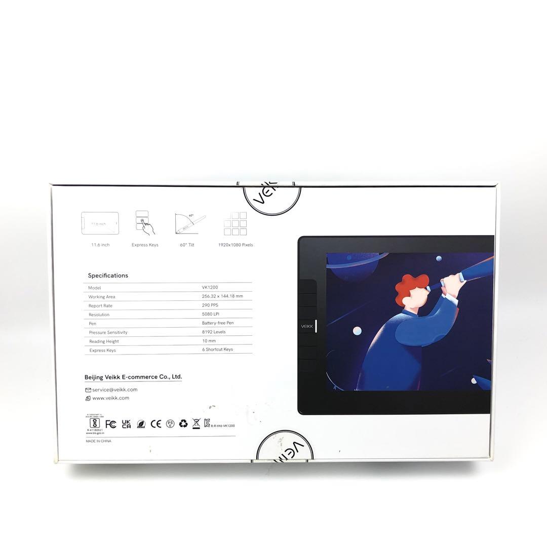 【極美品】VEIKK STUDIO VK1200 液タブ 11.6型 FHD