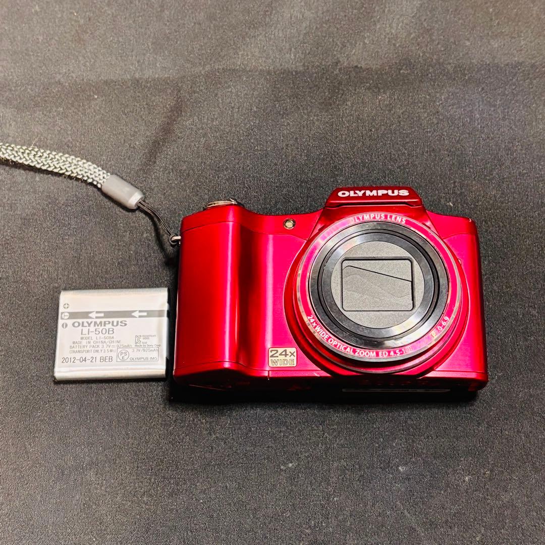 OLYMPUS SZ-14 レッド　デジタルカメラ
