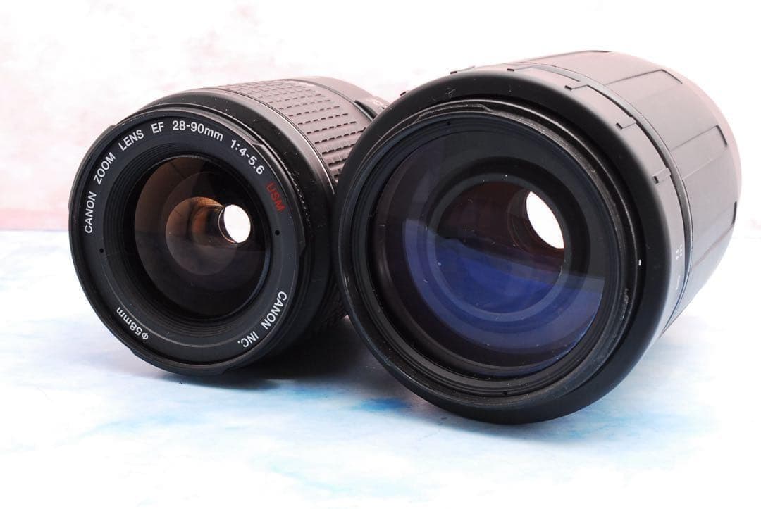 キャノン Kiss X5☆Wレンズ＆バッグ☆一眼レフカメラ☆ショット数少！