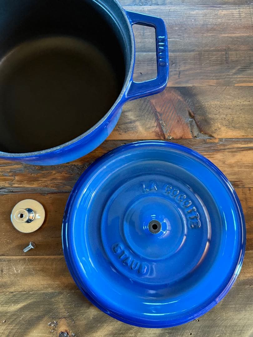 STAUB ストウブ ピコ・ココット 20cm ラウンド グラデーション ブルー