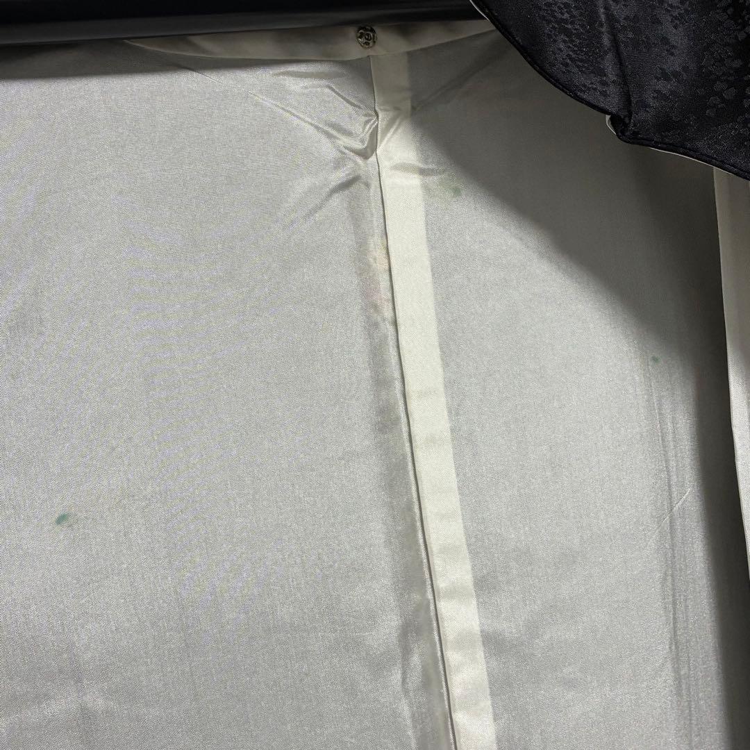 D143 訪問着　絞り　鳥刺繍　花紋　正絹　着物　袷　未使用極美品