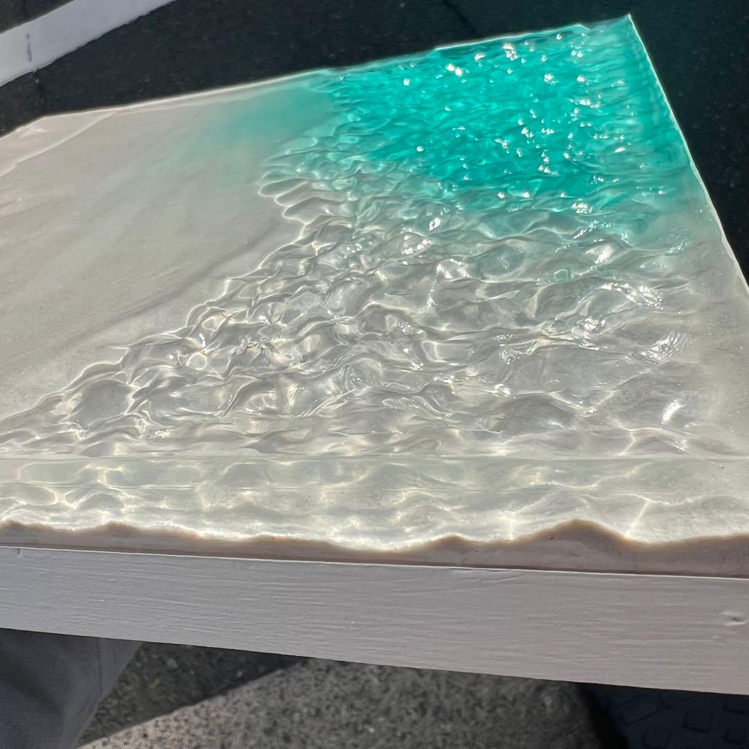 まなまなさん専用！大特価【美術館展示作品】波紋アート／30cmスクエアパネル