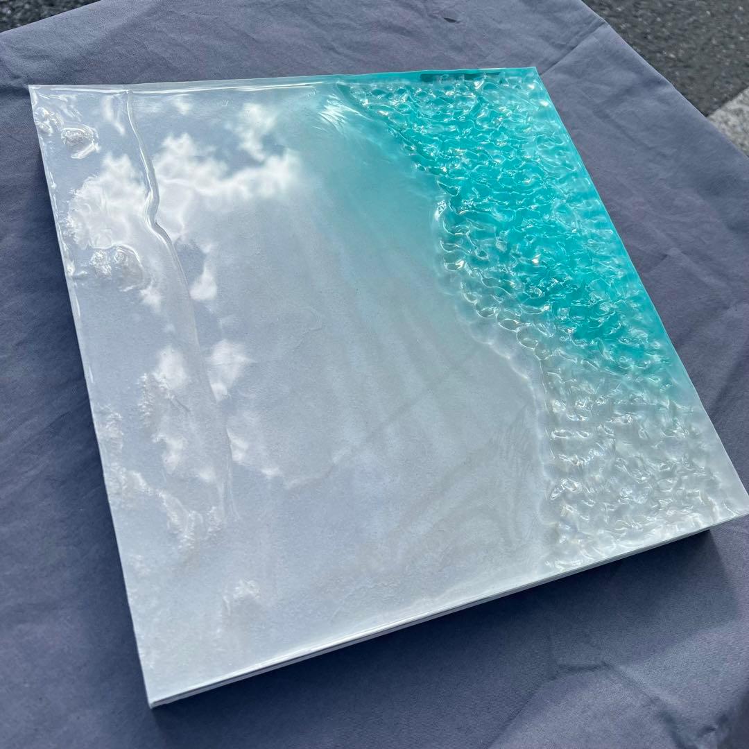 まなまなさん専用！大特価【美術館展示作品】波紋アート／30cmスクエアパネル