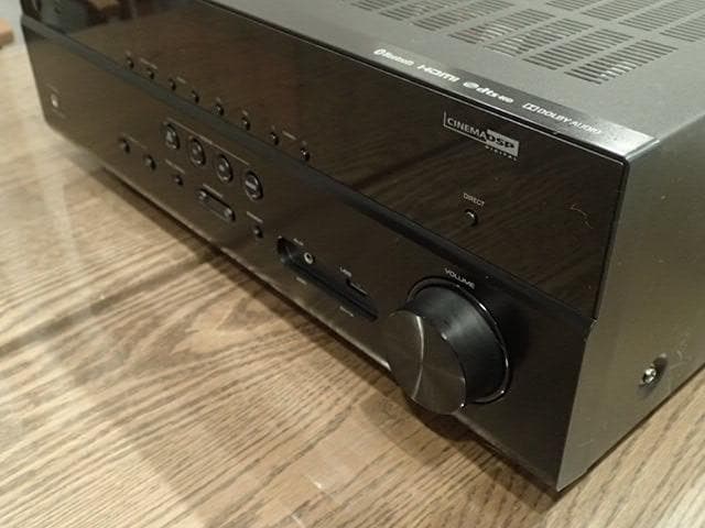 YAMAHA　AVアンプ　RX-V385　新品リモコン付き・快調・超美品