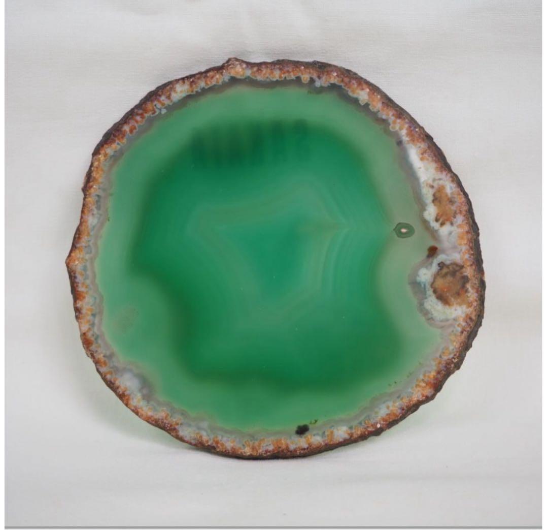 送料無料　瑪瑙　敷板　瓶敷　瓶床　一枚　11.5×11×0.5ｃｍ