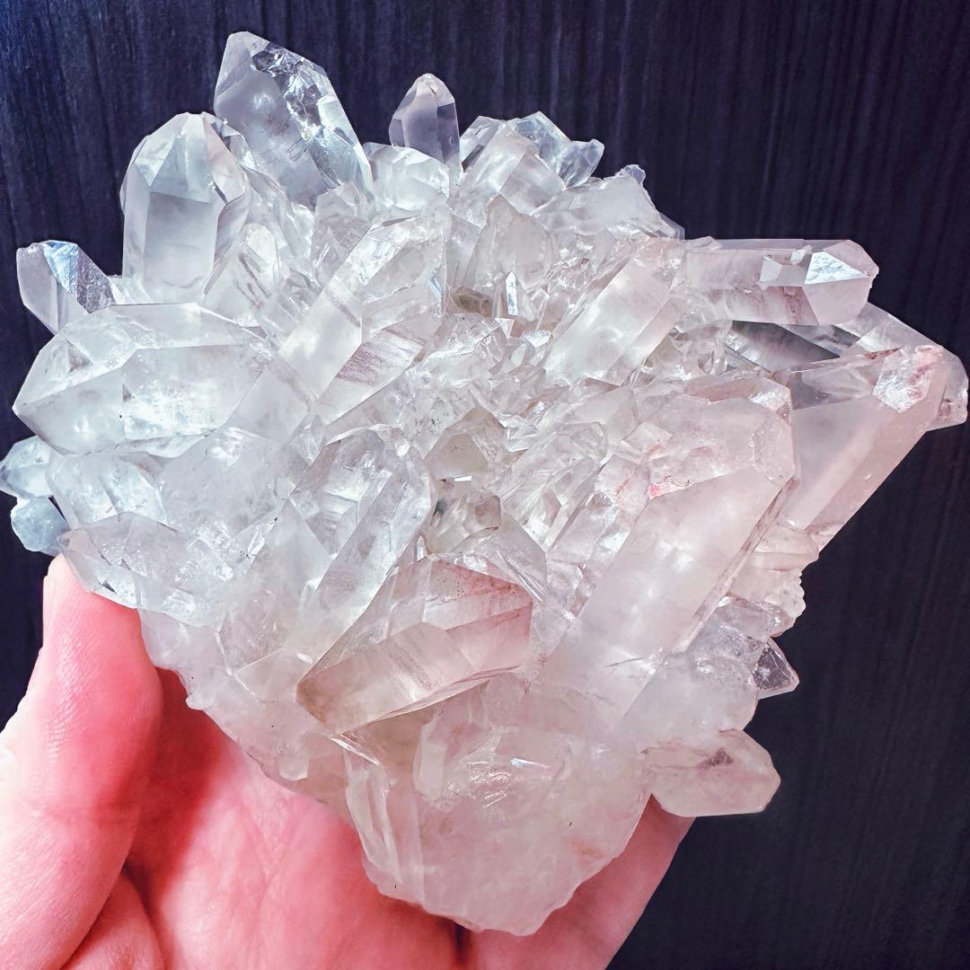 爆レア❗️高透明度❗浄化❗️超強いパワーキラキラ☆ヒマラヤクラスター天然石A1314