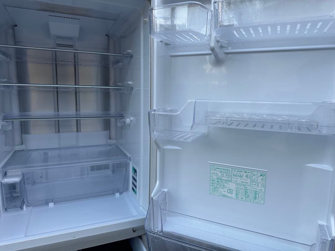 シャープ 冷蔵庫 SJ-W412D-S 412L 送料無料　両開き