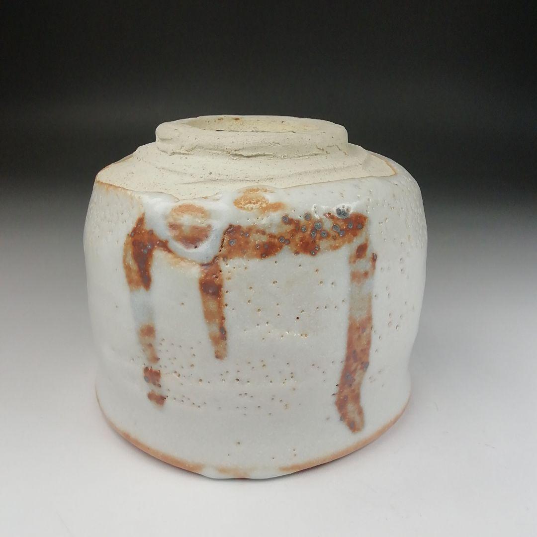 Ｔ５２０　茶碗　『志野茶碗』『卯花墻写』『菊泉窯　田中源彦 造』　共箱　茶道具