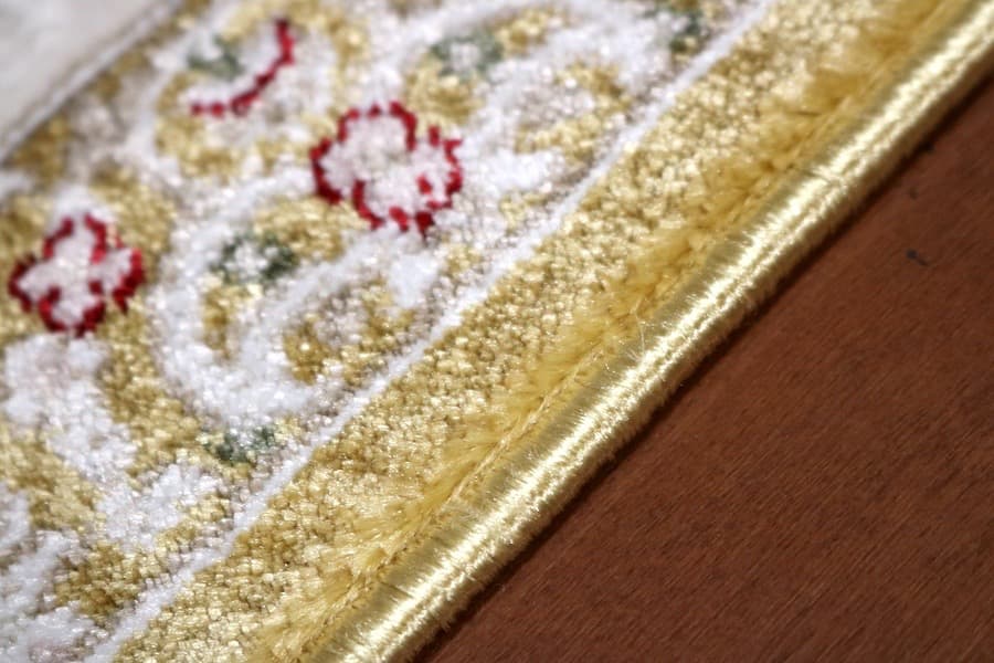 在庫処分価格！玄関マット ペルシャ柄絨毯79×154カーペット 金運アップ！？