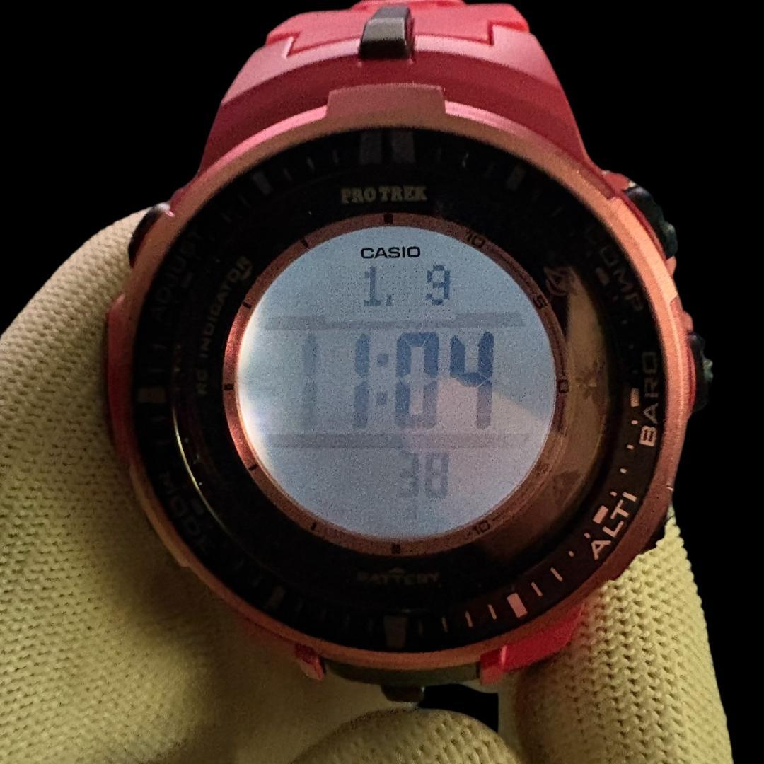 【希少】PROTREK プロトレック　PRW-3000 カシオ　ピンク 腕時計