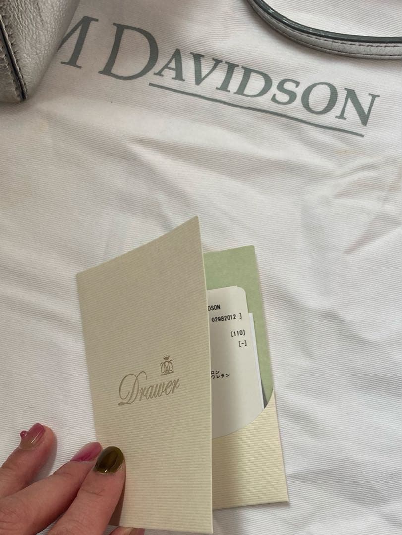 専用　J&M DAVIDSON シルバー　2WAY ショルダー