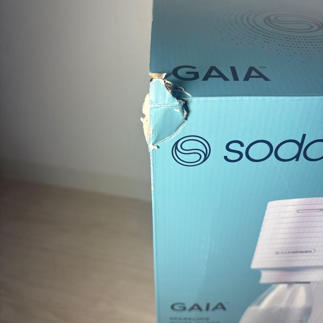 ソーダストリーム　ガイア　ホワイト　未使用品