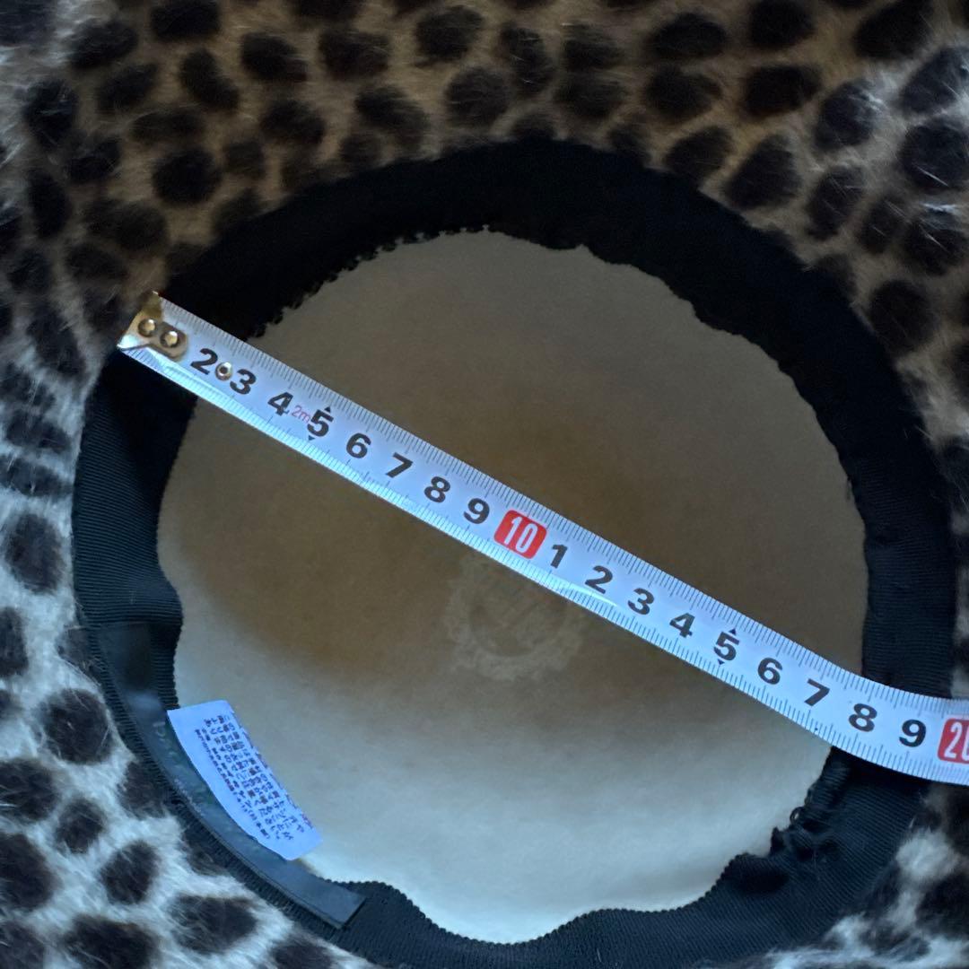 バカラ　マキシン　ヒョウ柄　帽子