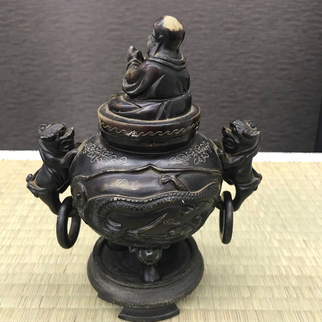 香炉　石　古い香炉　アンティーク