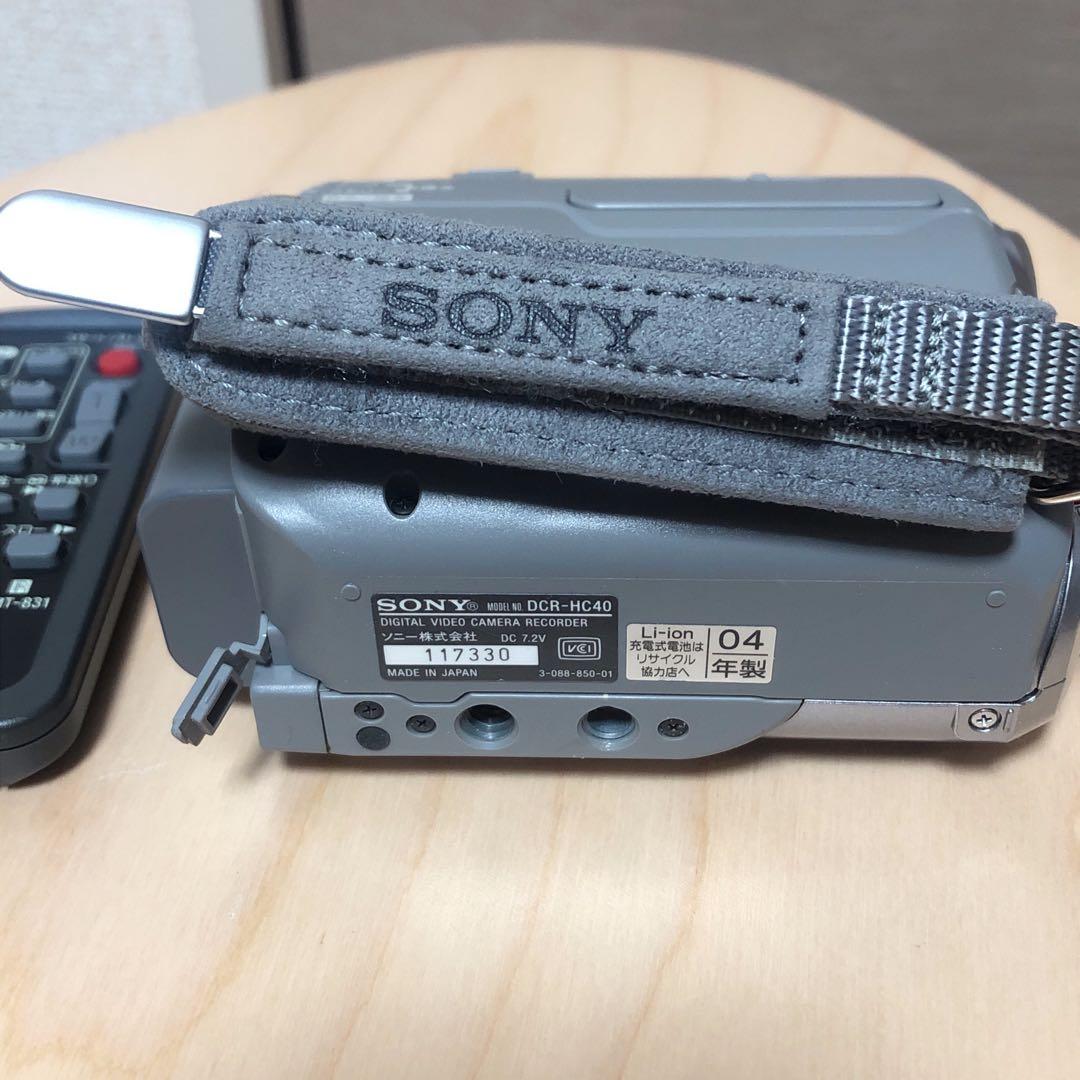 SONY DCR-HC40 miniDVビデオカメラ 録画再生可能 現状渡し