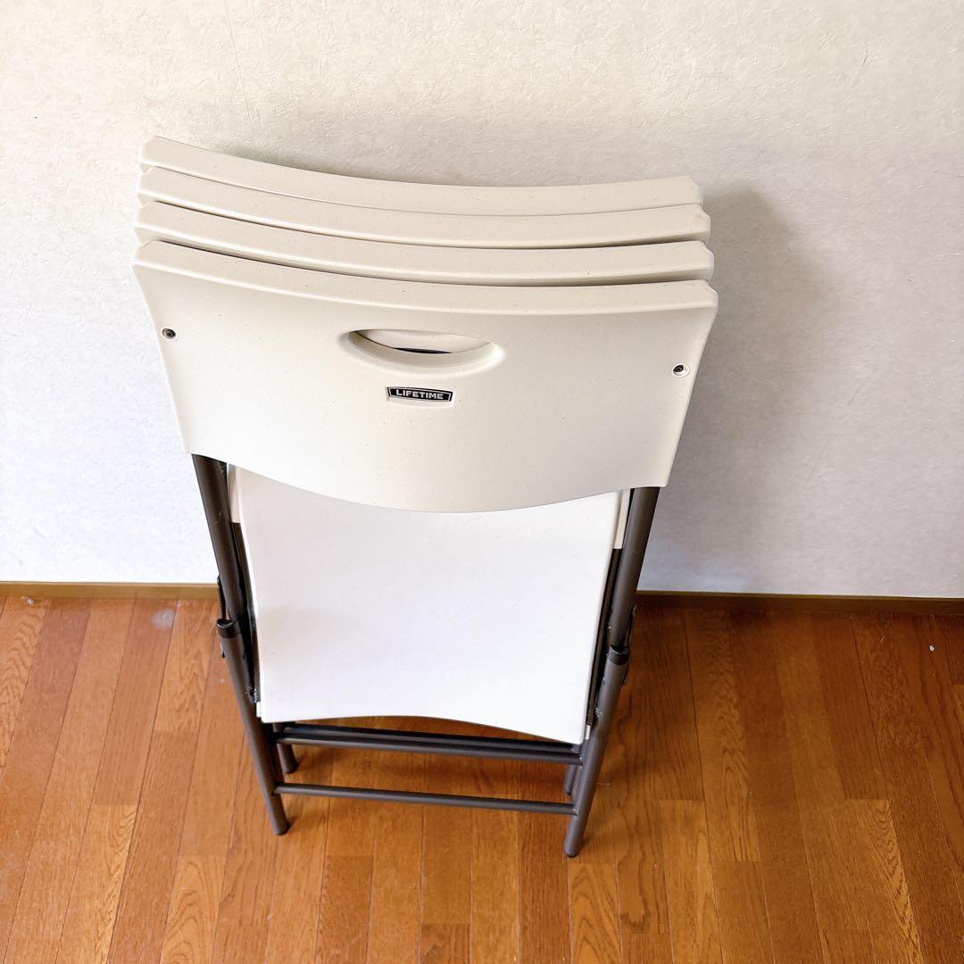 LIFETIME 折り畳み椅子 4脚セット 屋外使用可能 コストコ COSTCO