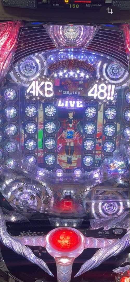 家庭用電源　パチンコ 実機 AKB48 初代 循環仕様　データカウンター付