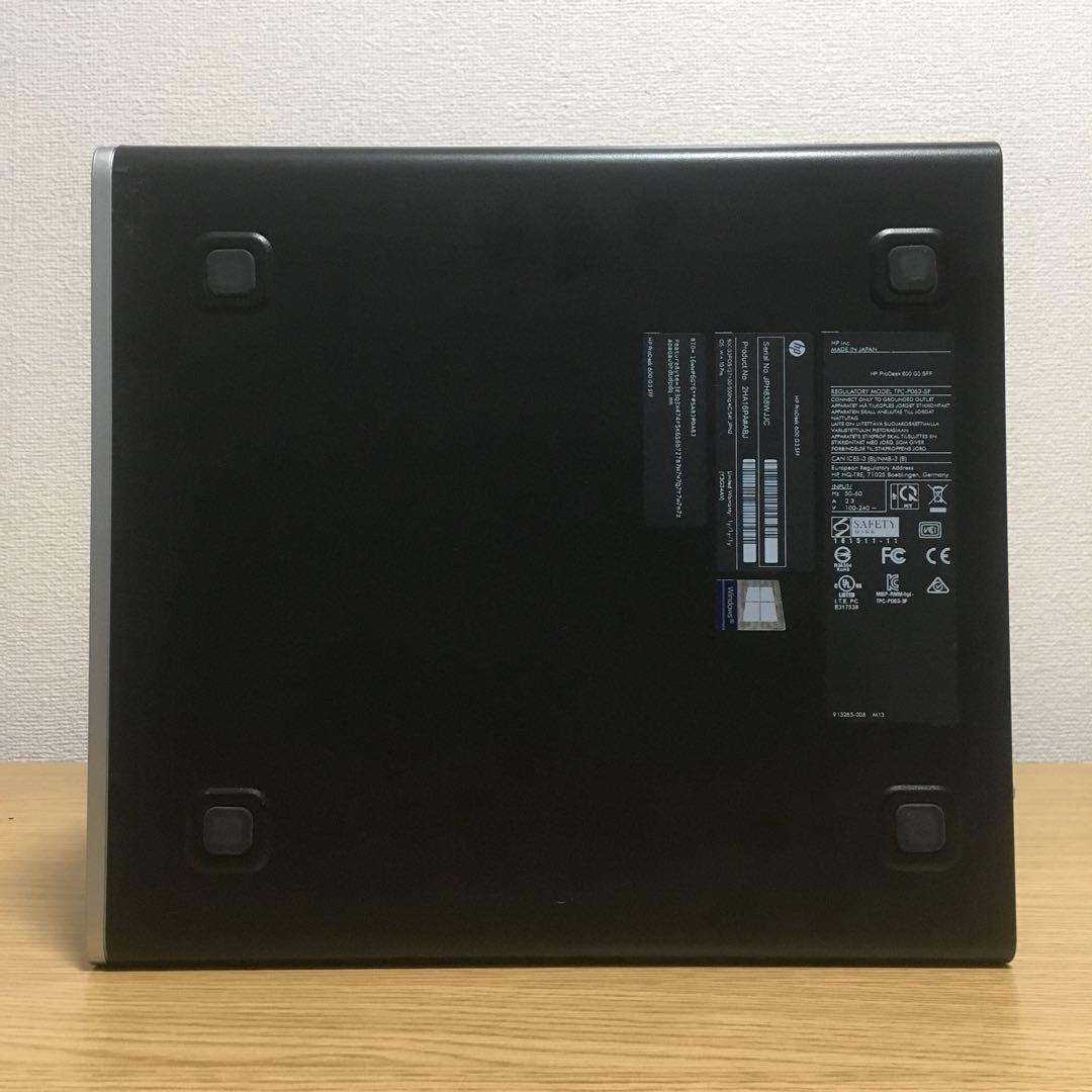 取扱説明書付き HP デスクトップ フルセット Win11 23.8'モニター