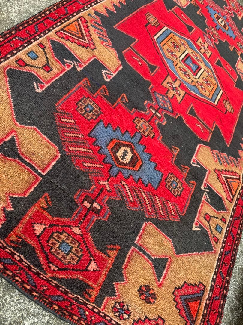 ペルシャ 【ヴィンテージラグ】インテリア装飾用 バルーチ / イラン /