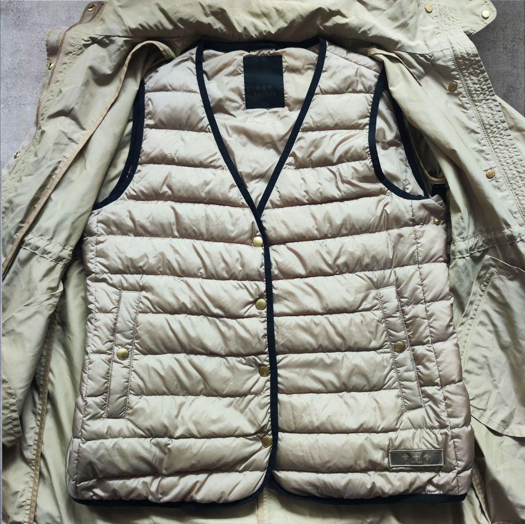 【未使用級】タトラスBegoniaモッズコート ゴールドベージュ 03 Lサイズ