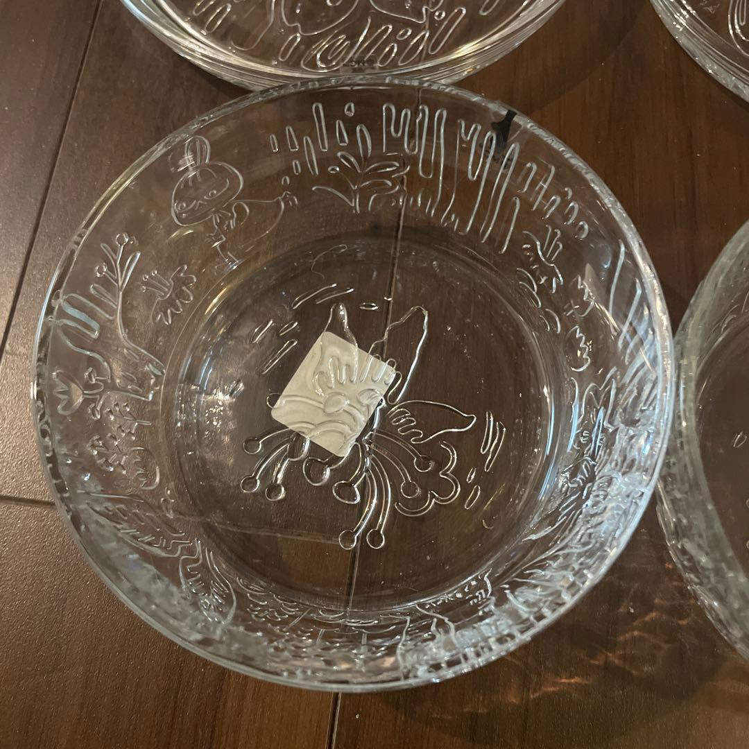 新品★アラビア　ARABIA ムーミン ガラス食器セット 6点