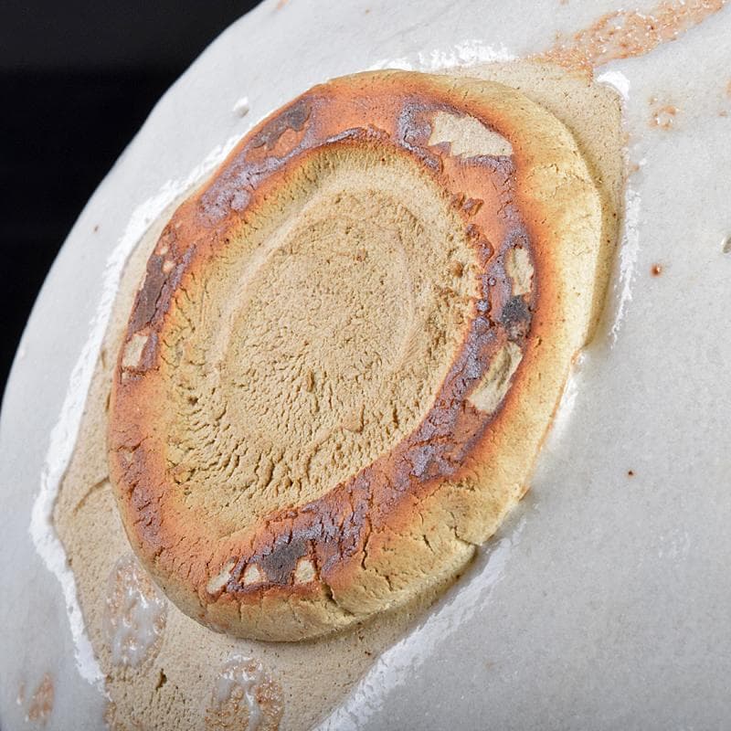 ツッチー　加藤唐九郎　一無斎作　広沢銘　志野茶碗　共箱　M　R7560