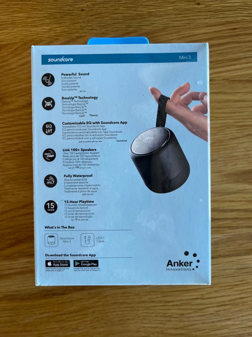【新品3個セット】soundcore Mini 3 ワイヤレススピーカー