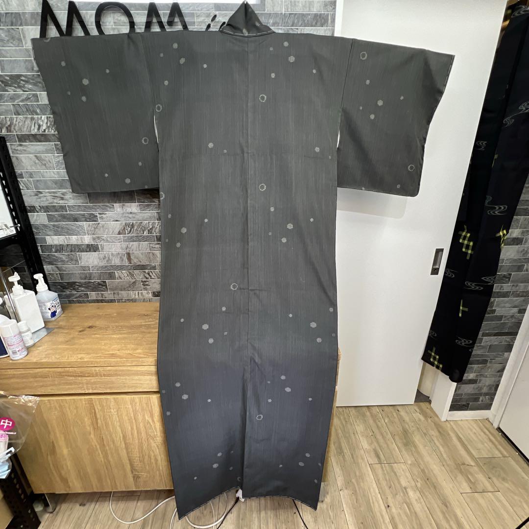 【未着用】特撰真綿結城紬　奥順謹製　証紙あり　はたおり娘　本湯通し　槌打ち　絣