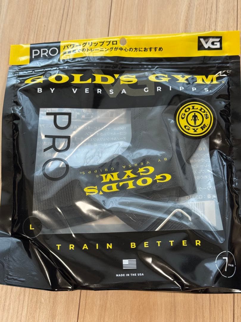未開封GOLD'S GYM パワーグリッププロ Lサイズ