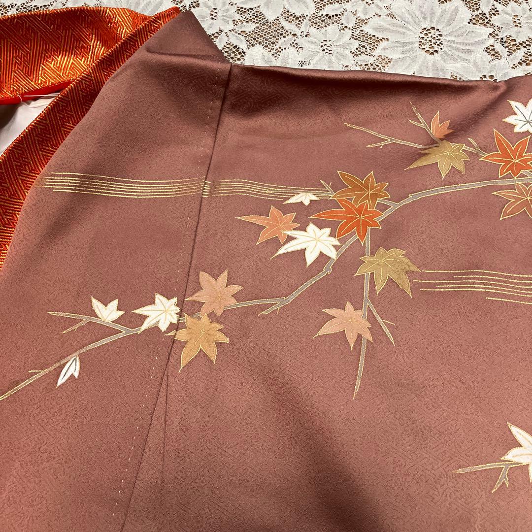 松竹梅柄２点！総柄訪問着&本金箔袋帯