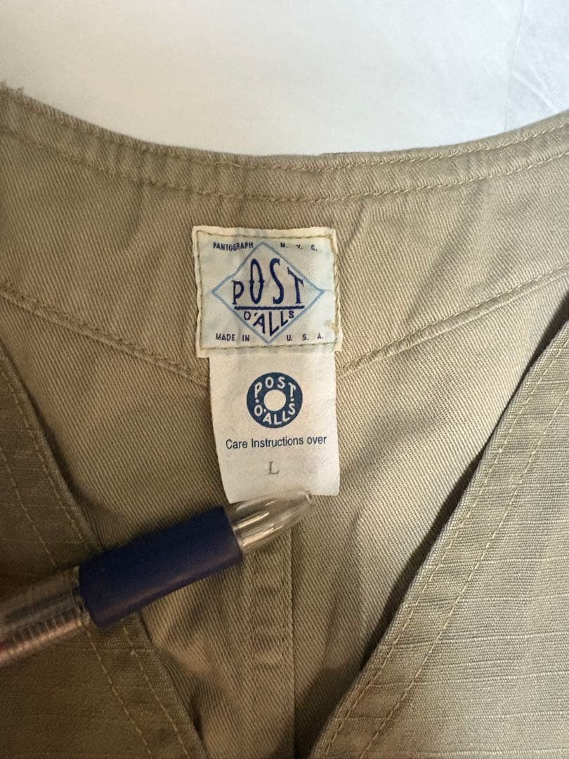 POST O'ALLS ロイヤルトラベラー Lサイズ