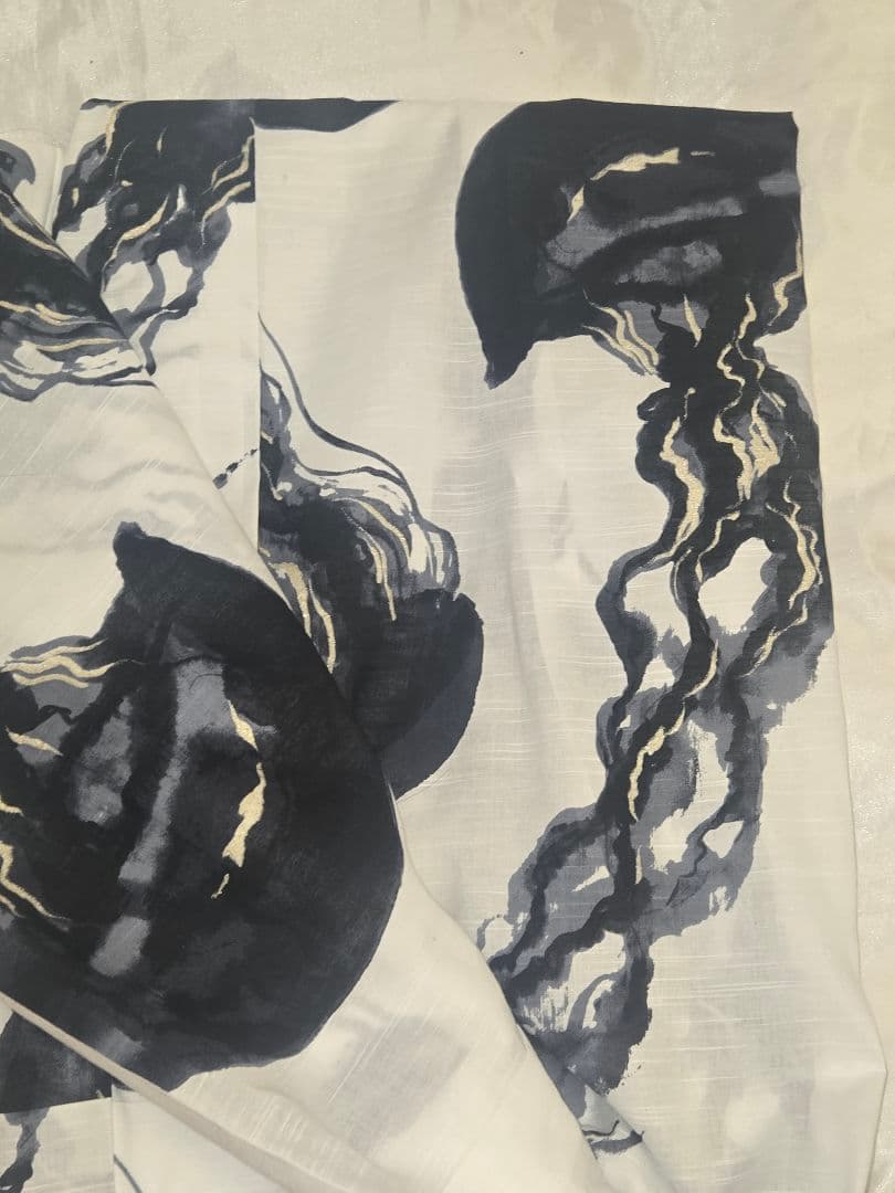 【最終値下げ】優華壇 京友禅手捺染 浴衣 海月 本仕立て レディース メンズ