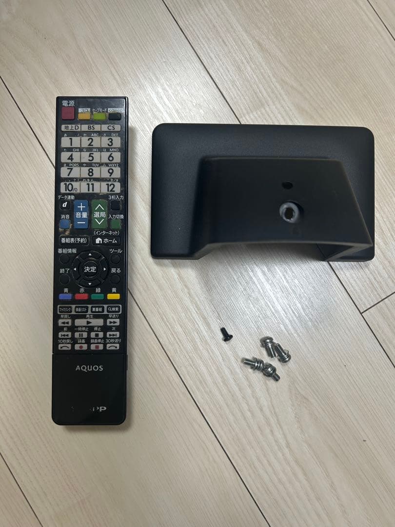 SHARP テレビ&テレビスタンド&リモコン