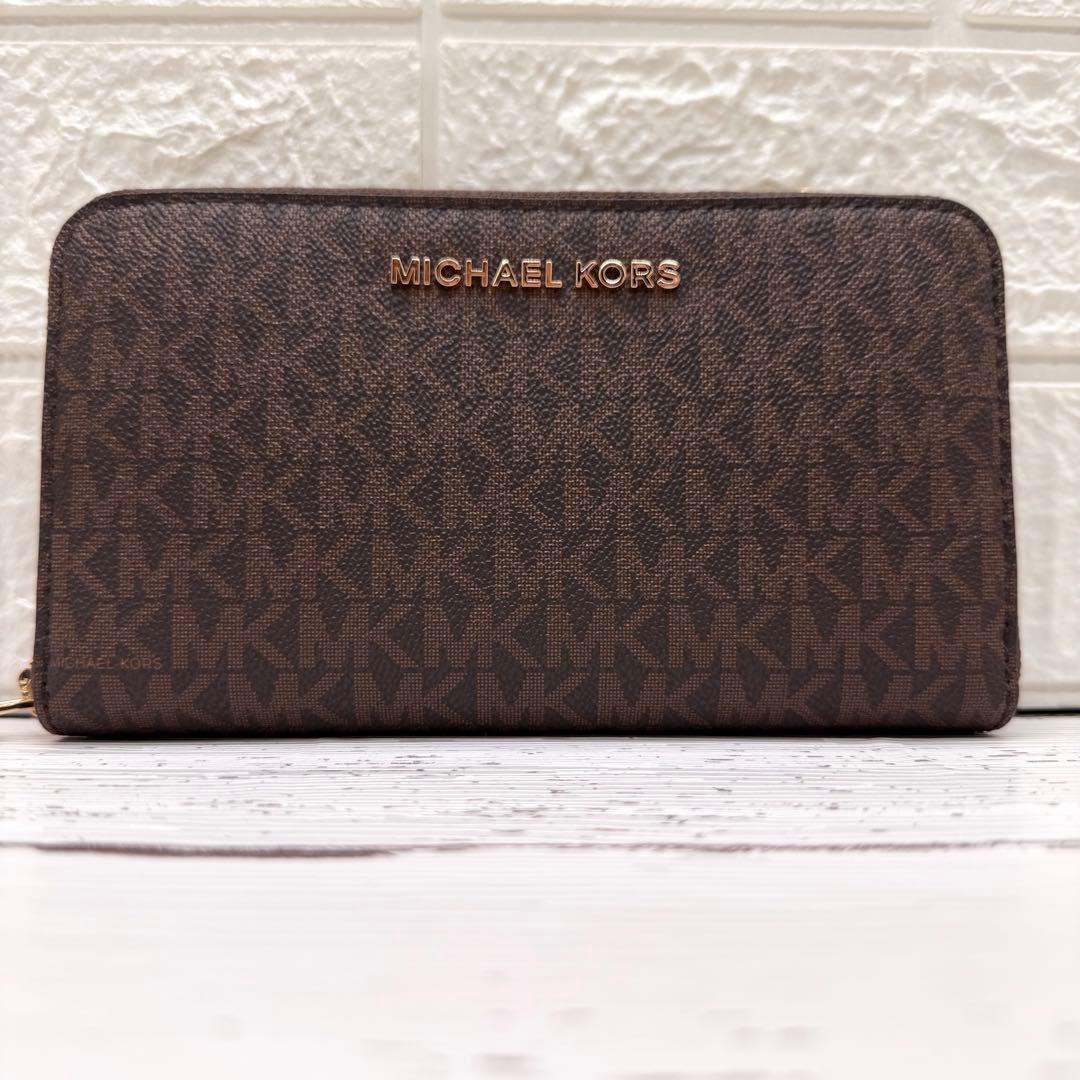 新品・未使用　マイケルコース　ウォレットバッグ　ショルダー　PVC　レザー