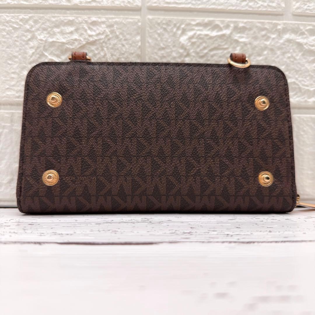 新品・未使用　マイケルコース　ウォレットバッグ　ショルダー　PVC　レザー