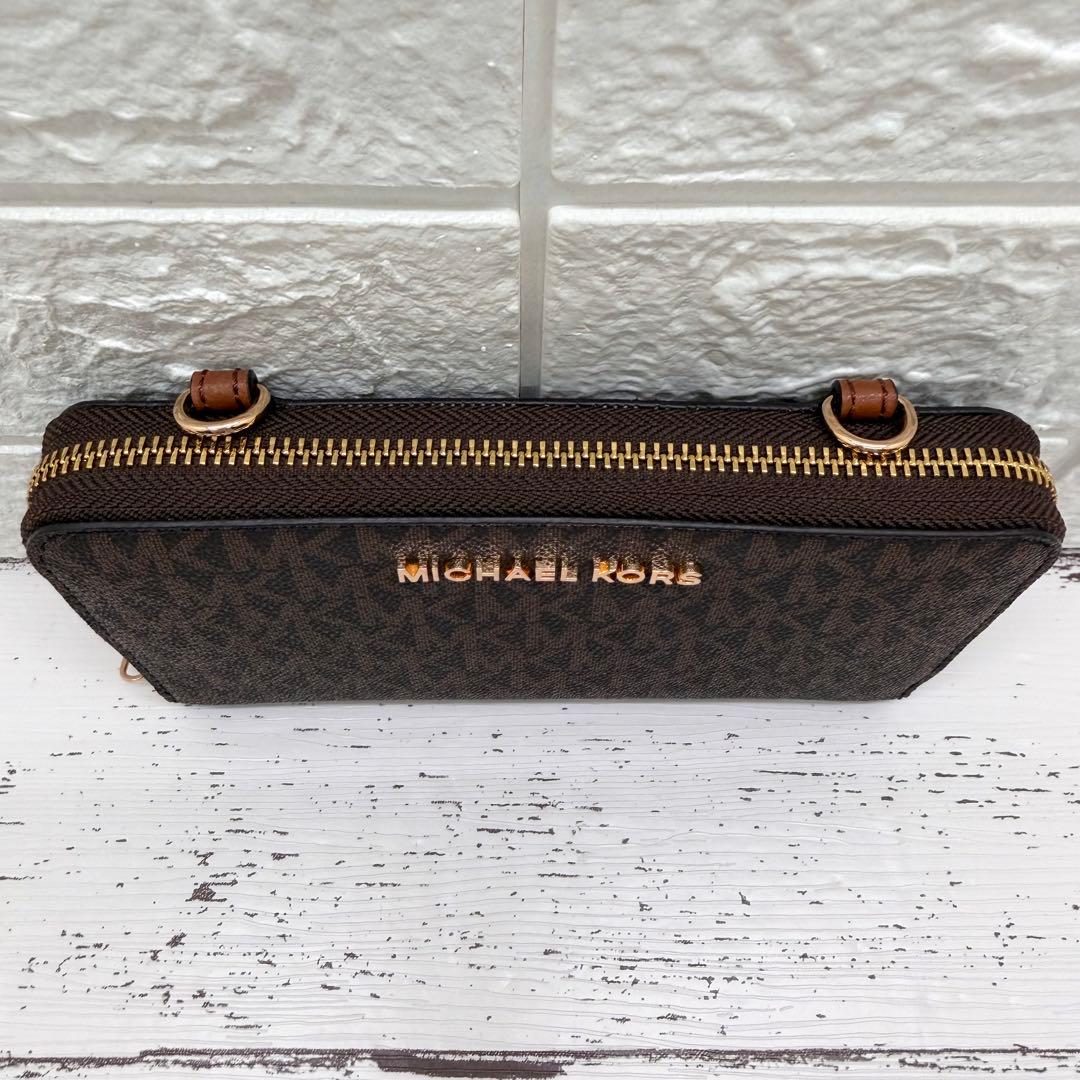 新品・未使用　マイケルコース　ウォレットバッグ　ショルダー　PVC　レザー