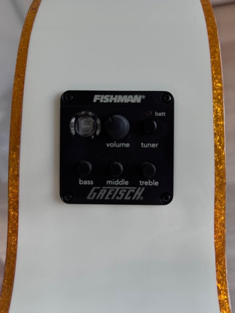 GRETSCH G5021 WPE WHT ハードケース付 エレアコ アコギ 白